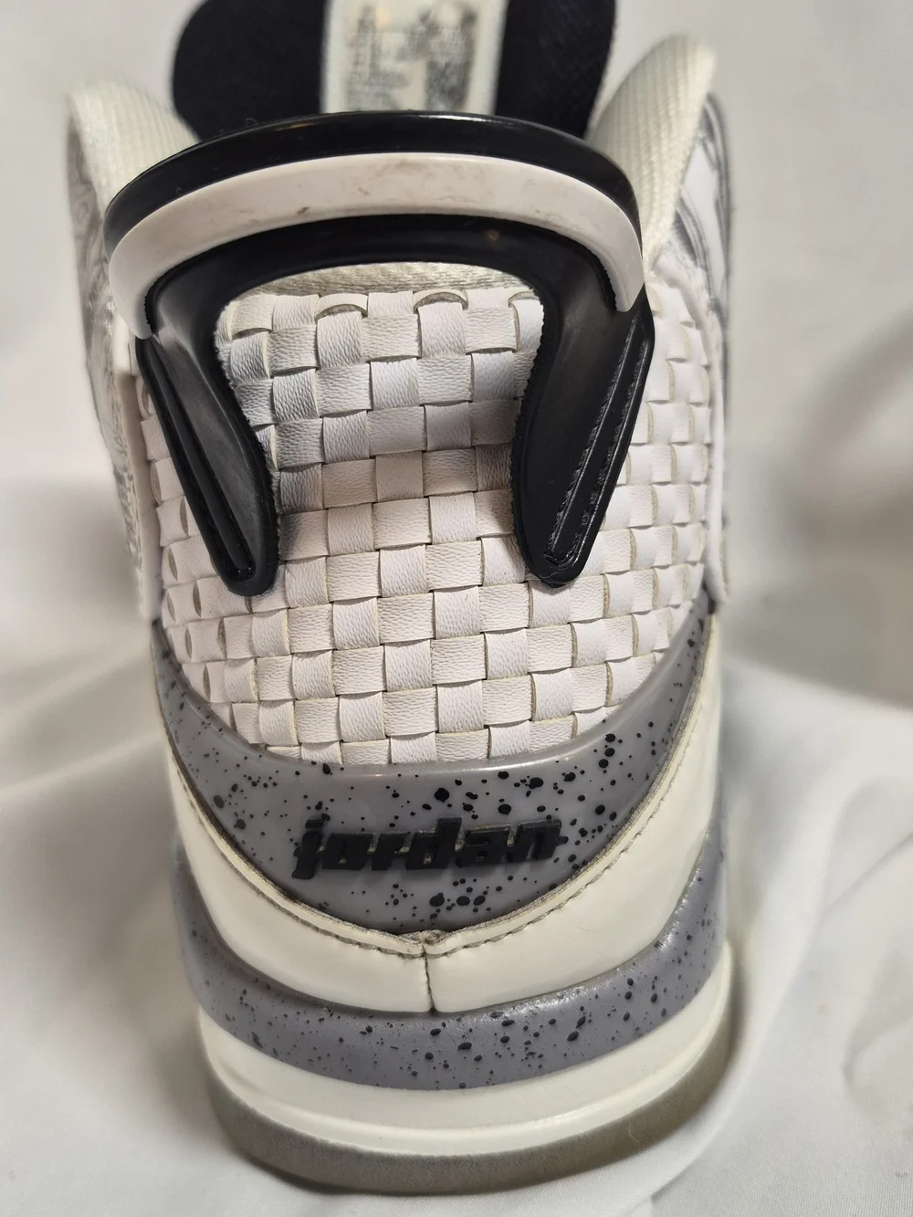 Air Jordan Dub Zero White Cement Laser Shoes 8.5